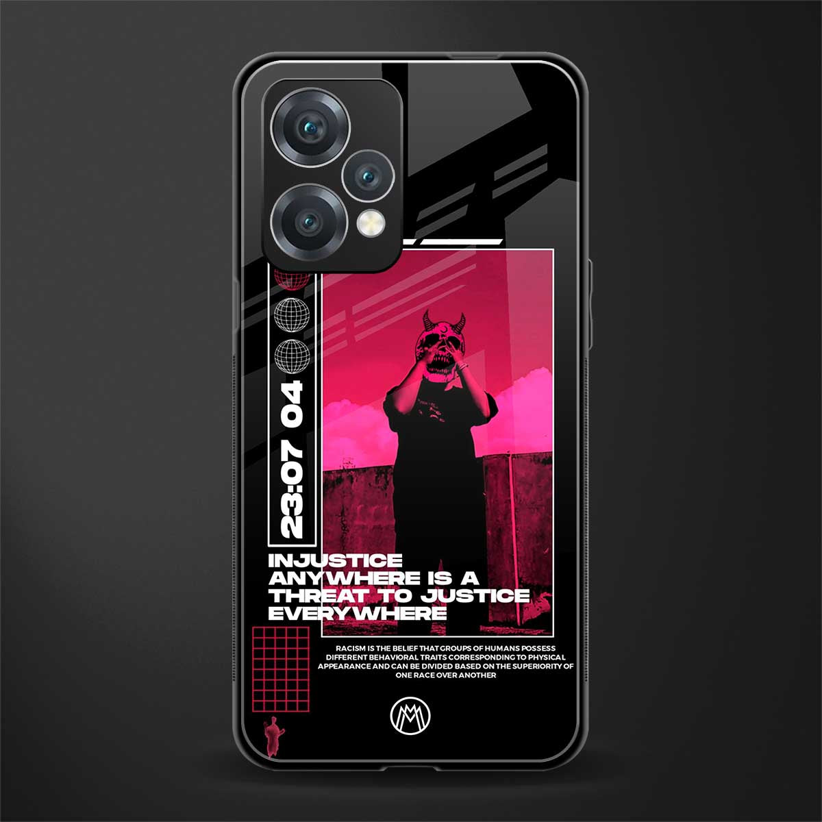 injustice back phone cover | glass case for realme 9 pro 5g