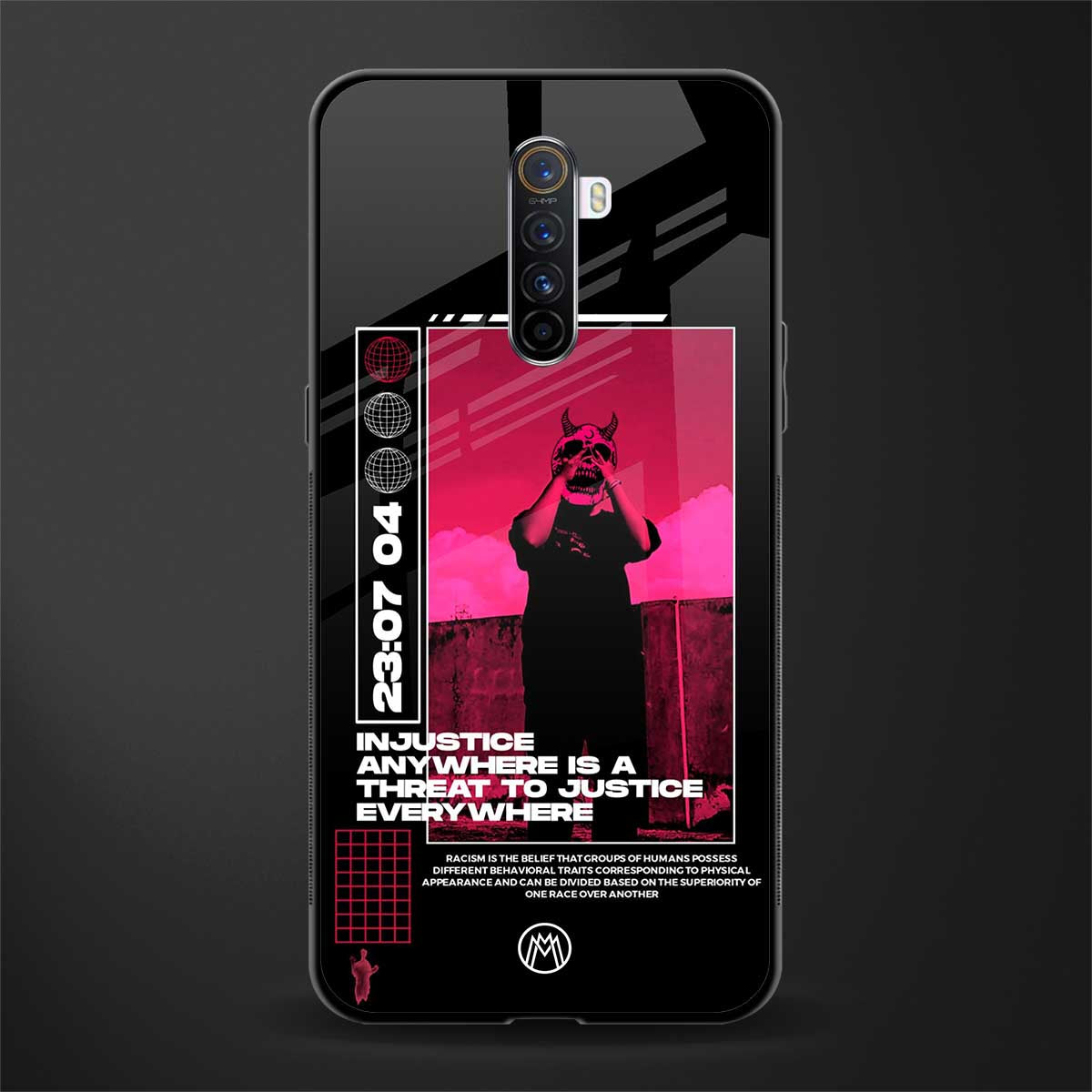 injustice glass case for realme x2 pro image