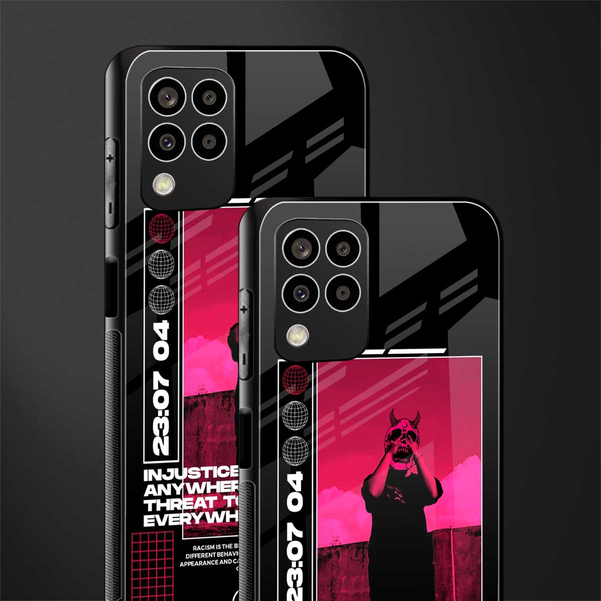 injustice back phone cover | glass case for samsung galaxy m33 5g