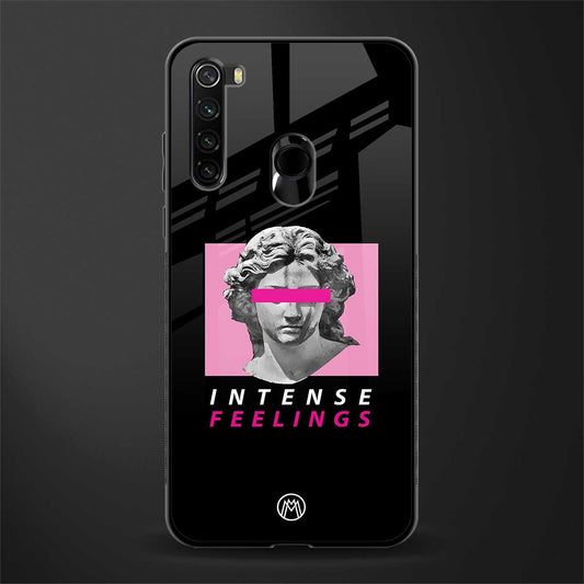 intense feelings glass case for redmi note 8 image