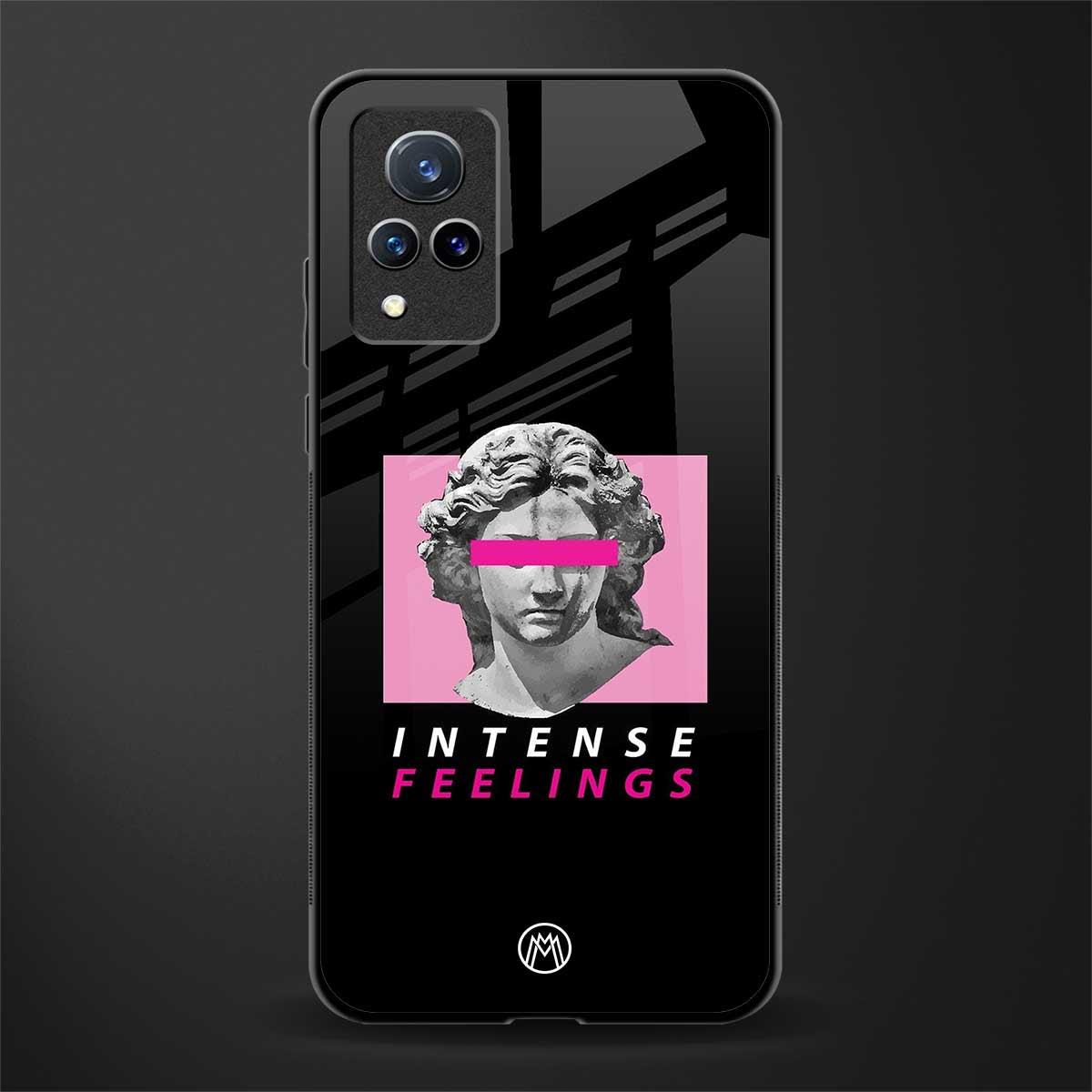 intense feelings glass case for vivo v21 5g image
