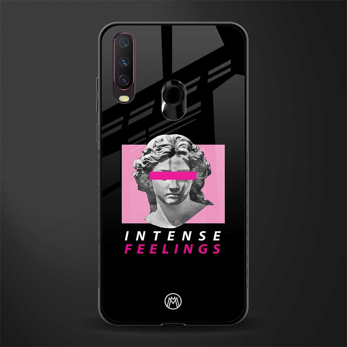 intense feelings glass case for vivo y17 image