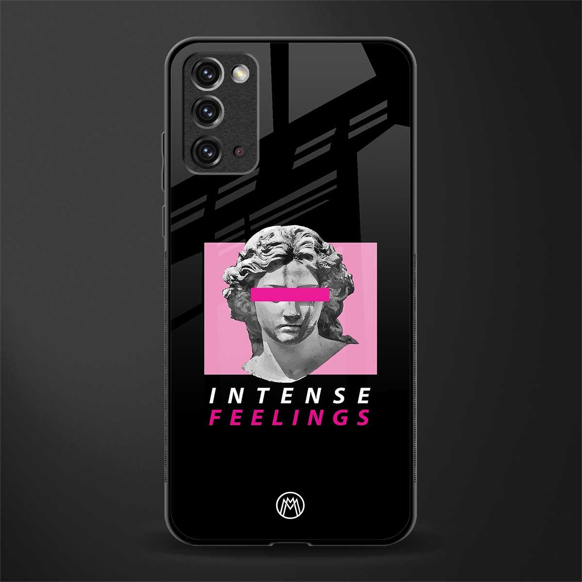 intense feelings glass case for samsung galaxy note 20 image