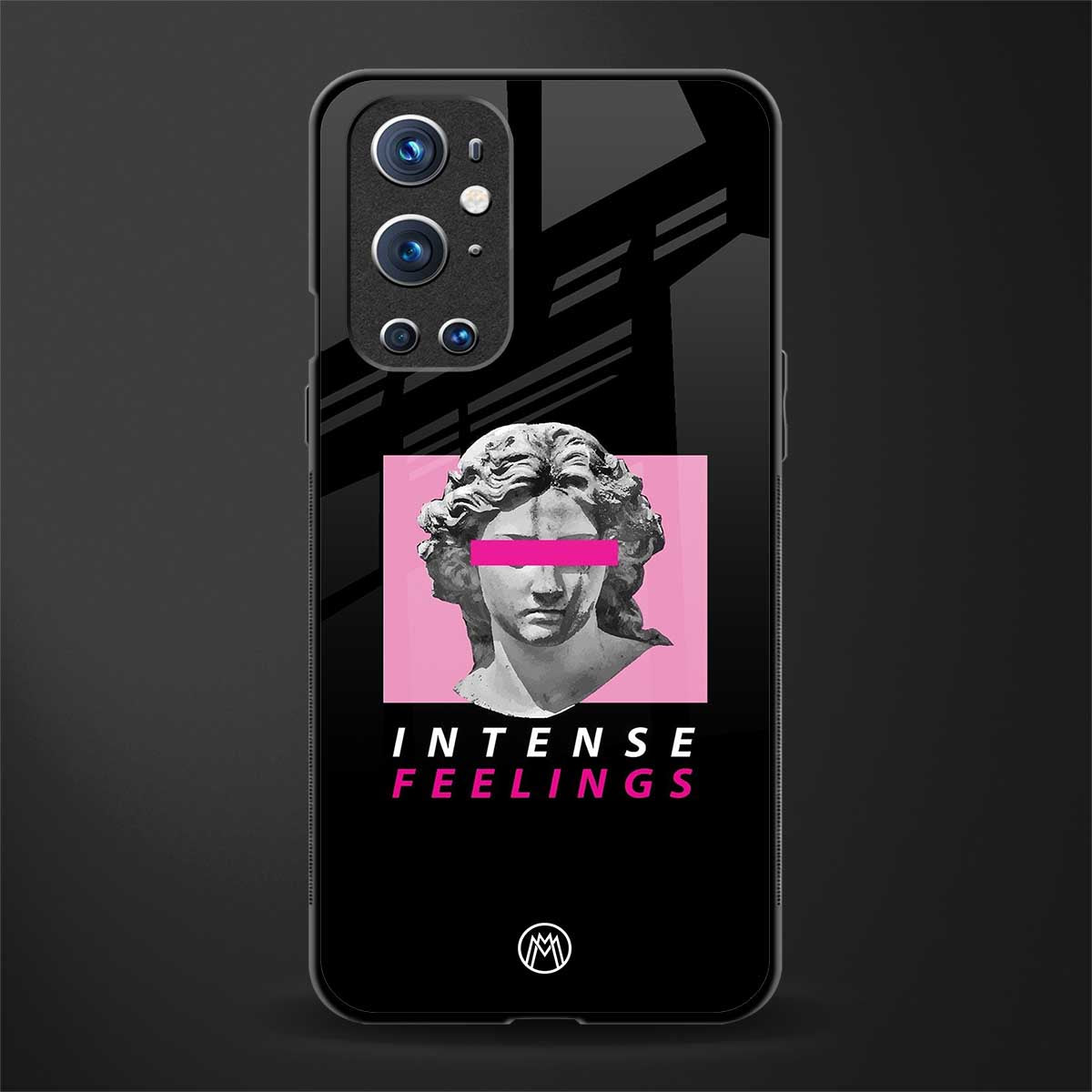intense feelings glass case for oneplus 9 pro image