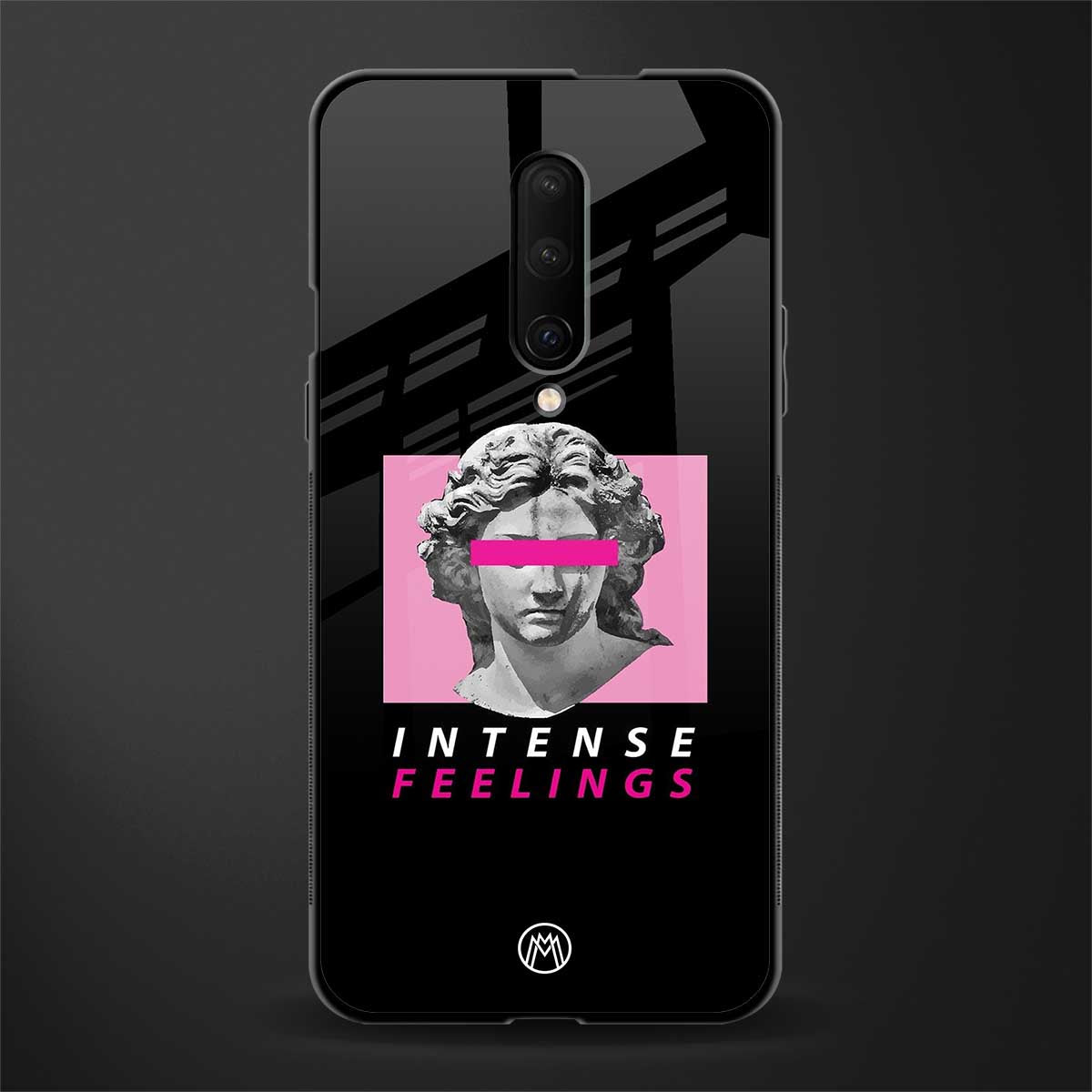 intense feelings glass case for oneplus 7 pro image