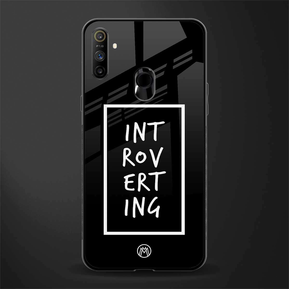introverting glass case for realme narzo 20a image