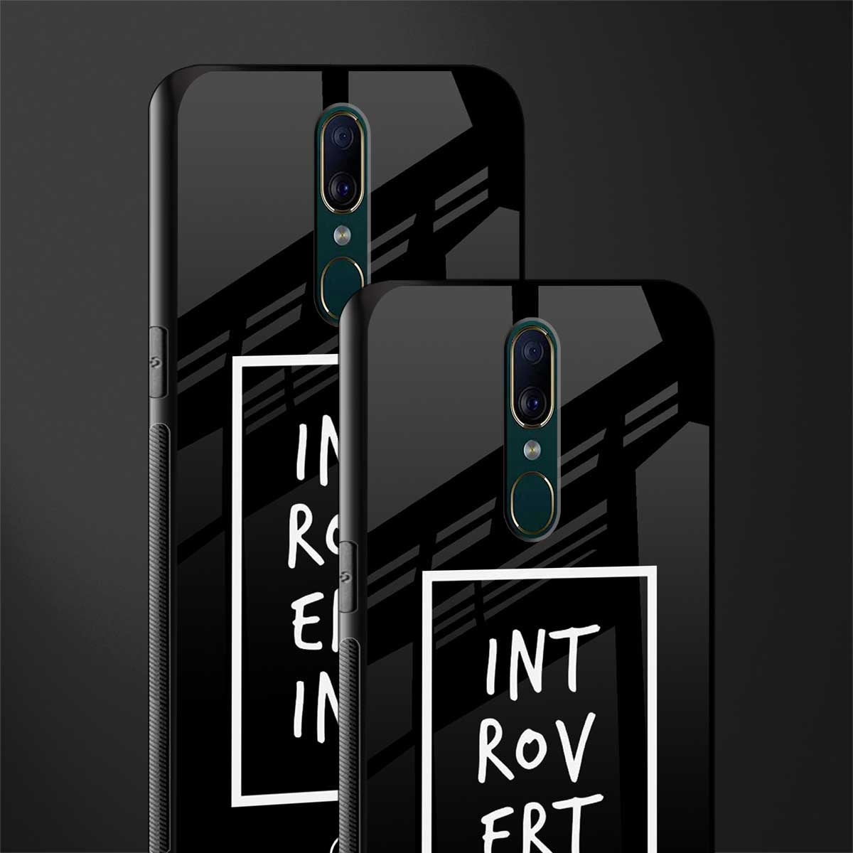 introverting glass case for oppo f11 image-2