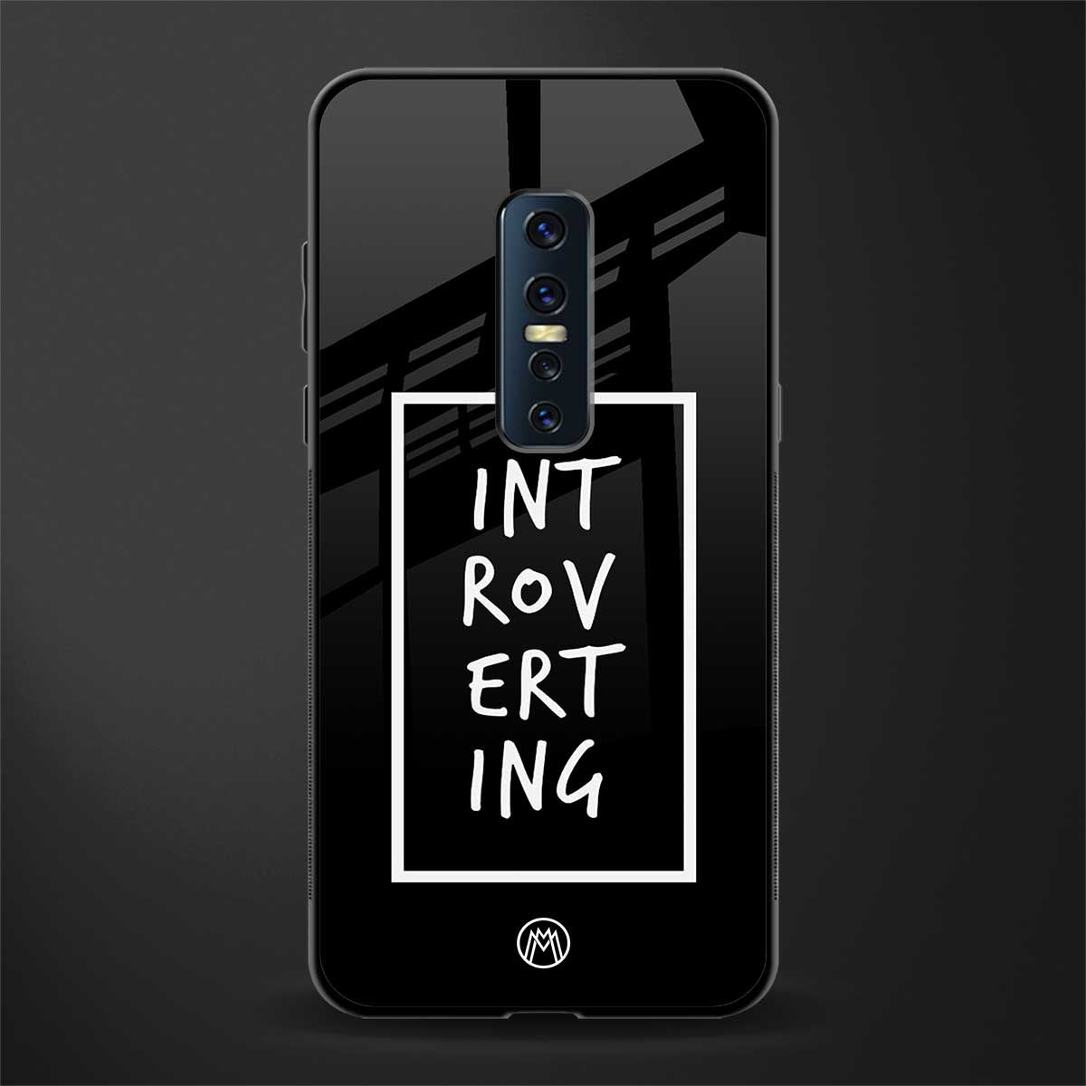 introverting glass case for vivo v17 pro image