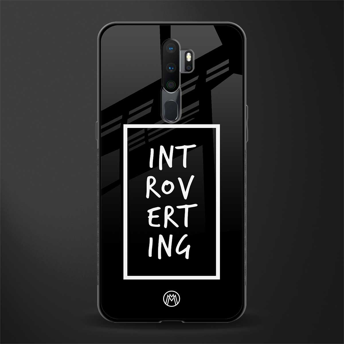 introverting glass case for oppo a5 2020 image