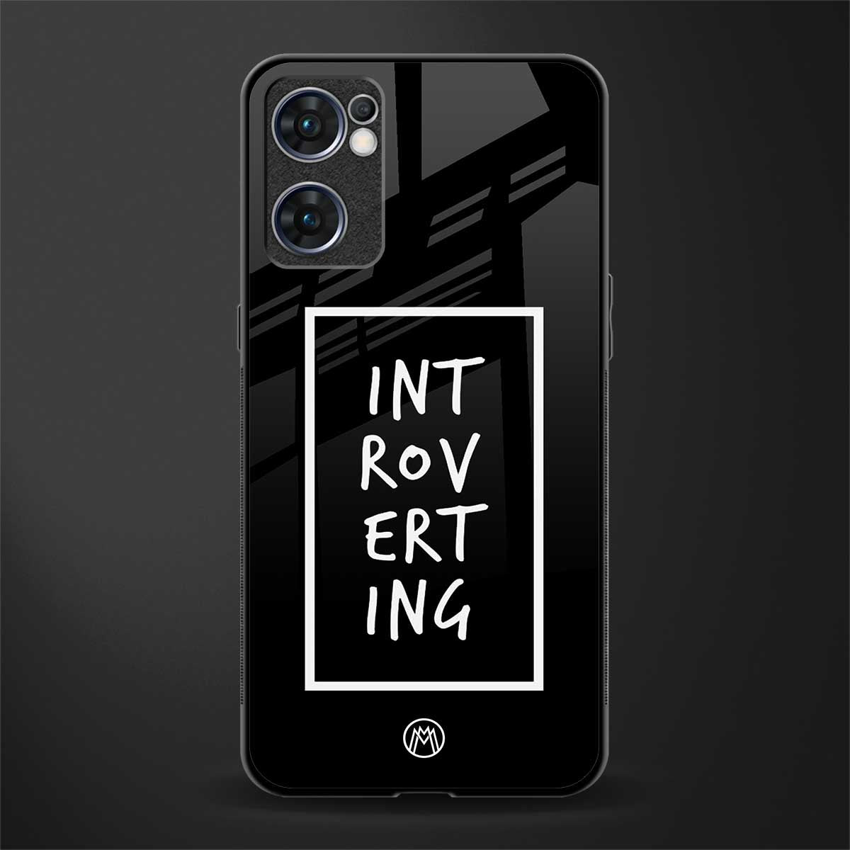 introverting glass case for oppo reno7 5g image