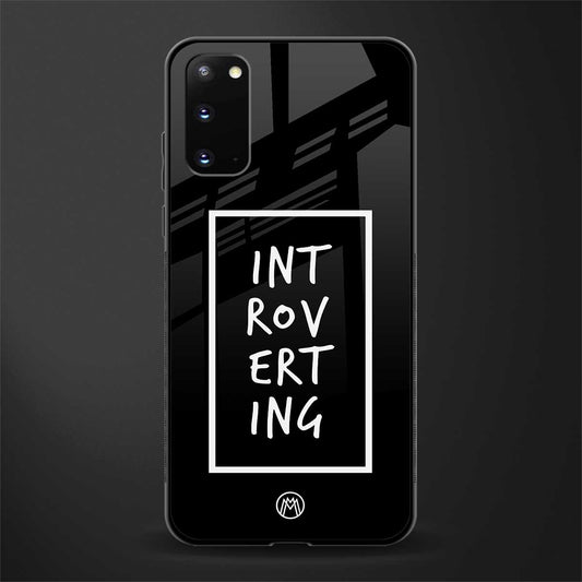 introverting glass case for samsung galaxy s20 image