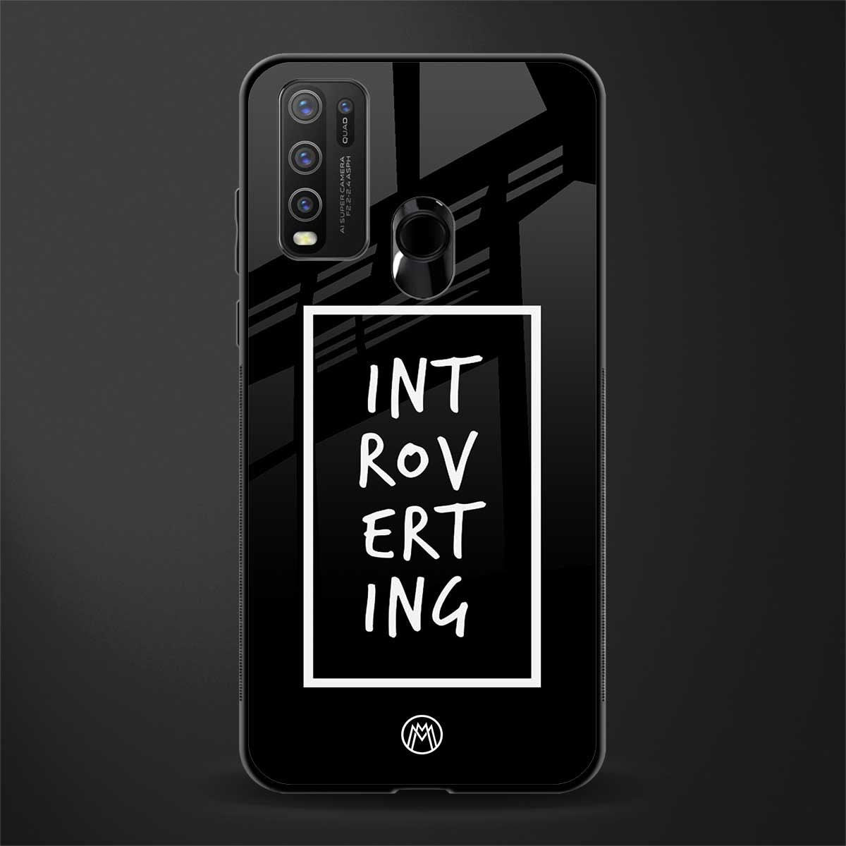 introverting glass case for vivo y30 image