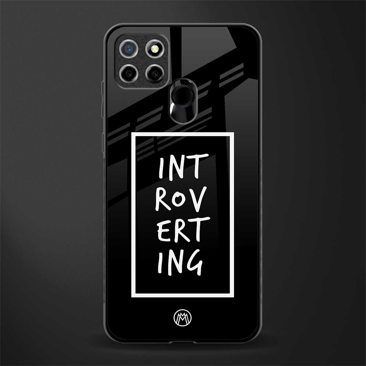 introverting glass case for realme narzo 20 image