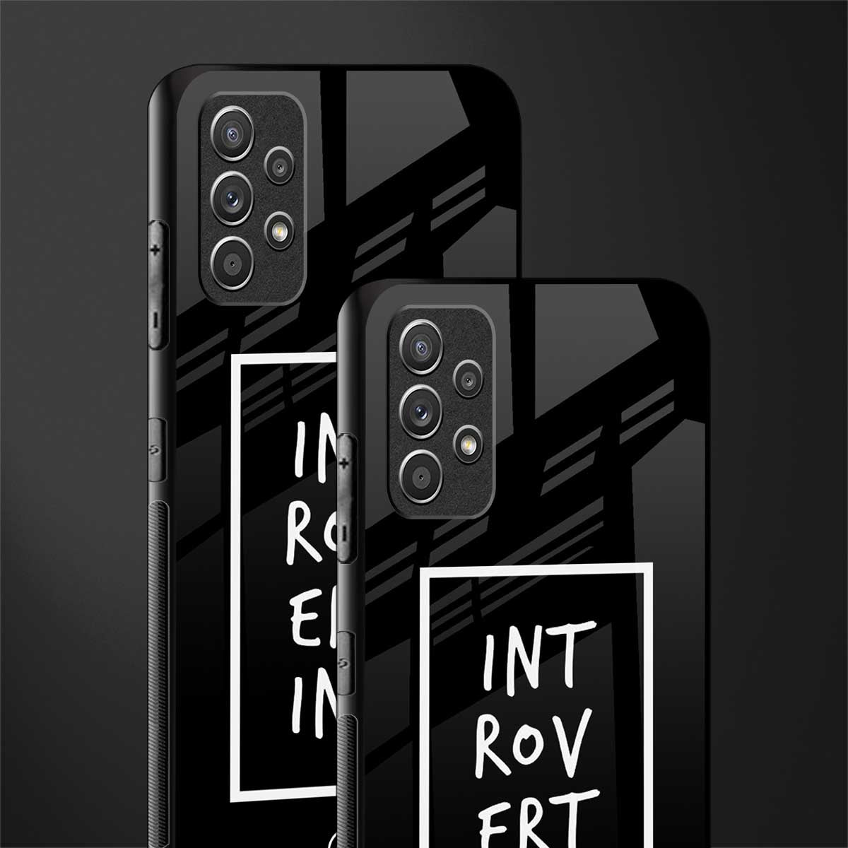 introverting glass case for samsung galaxy a32 4g image-2