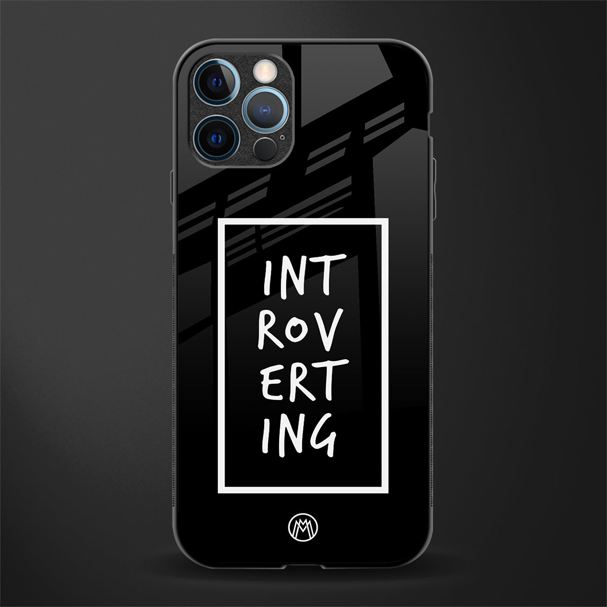 introverting glass case for iphone 12 pro max image
