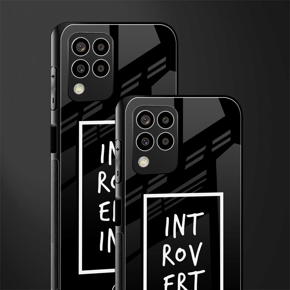 introverting back phone cover | glass case for samsung galaxy m33 5g