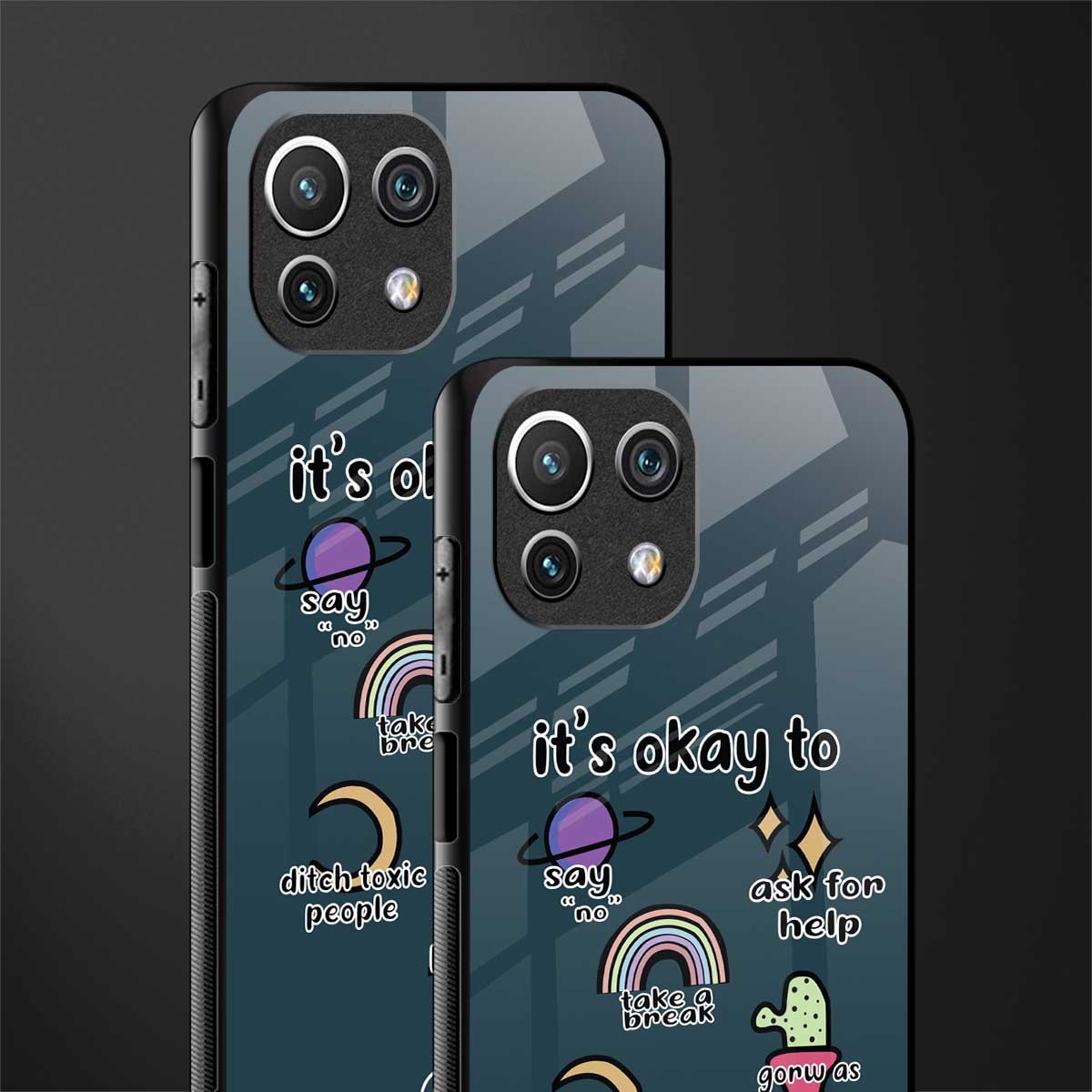 it's okay glass case for mi 11 lite image-2