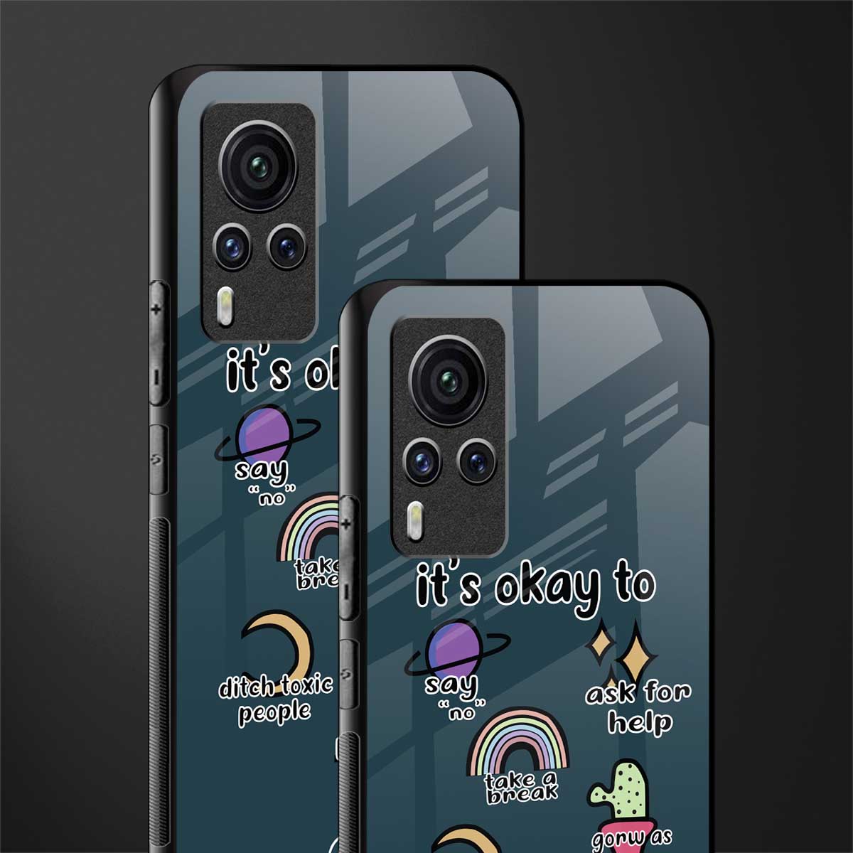 it's okay glass case for vivo x60 pro image-2