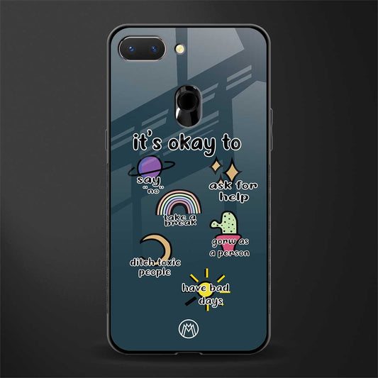 it's okay glass case for oppo a5 image