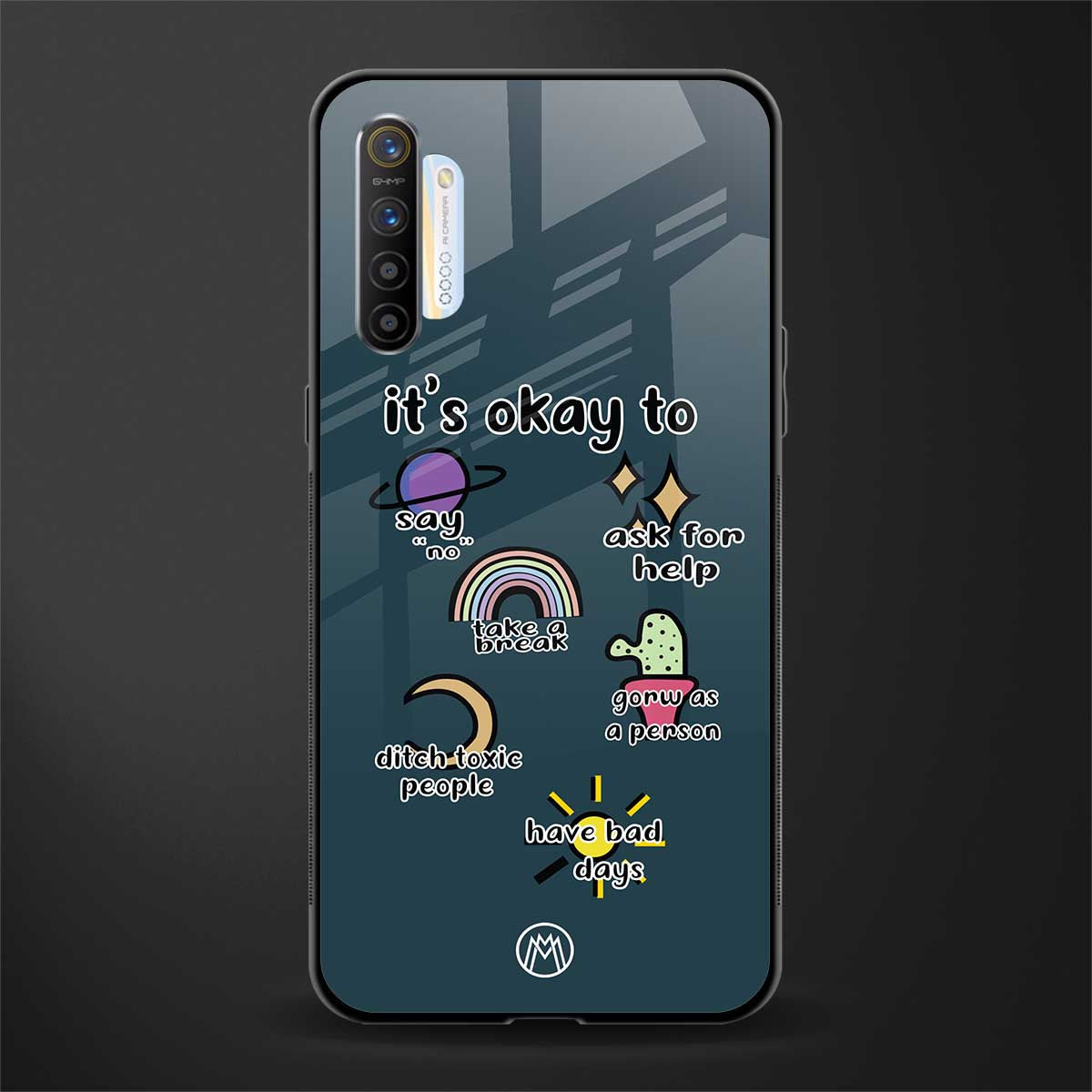 it's okay glass case for realme x2 image