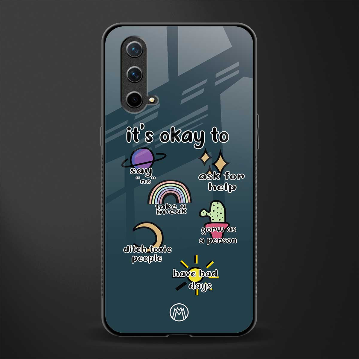 it's okay glass case for oneplus nord ce 5g image