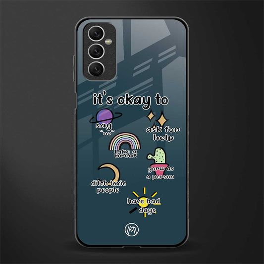 it's okay glass case for samsung galaxy m52 5g image
