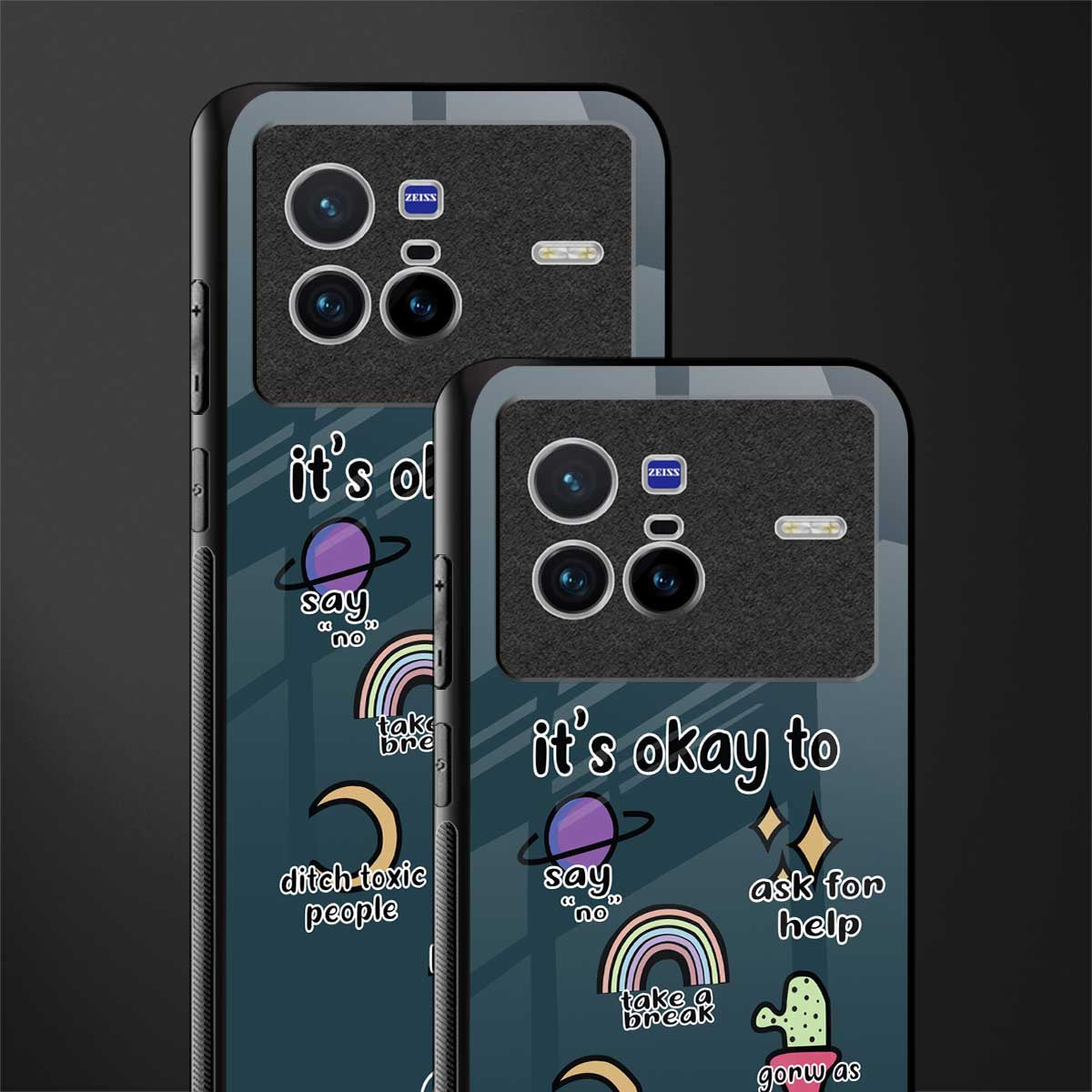 it's okay glass case for vivo x80 image-2