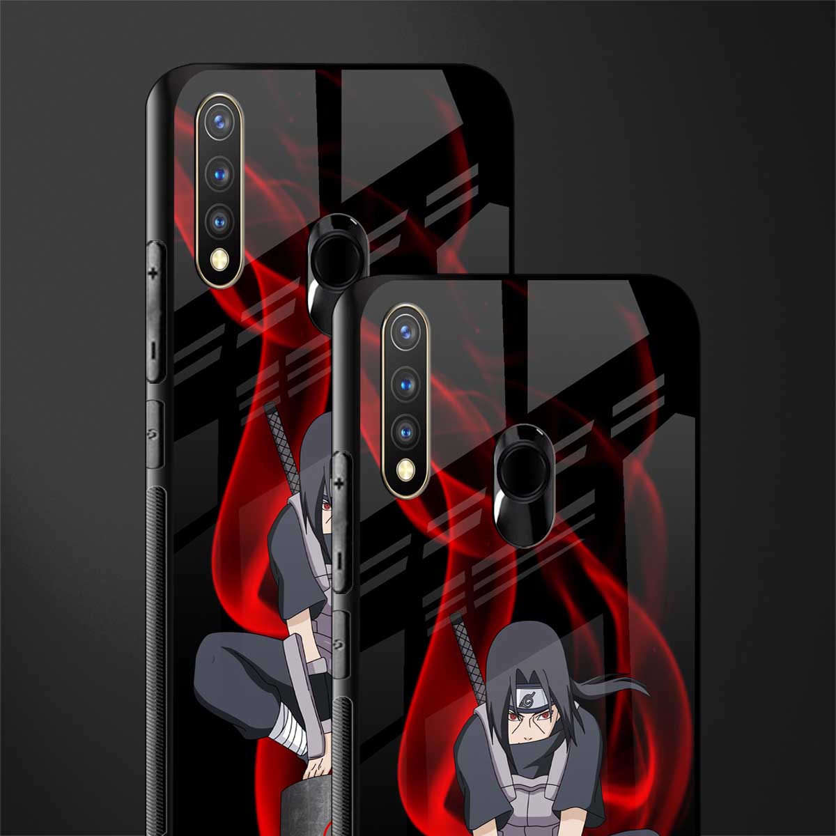 itachi uchiha glass case for vivo y19 image-2