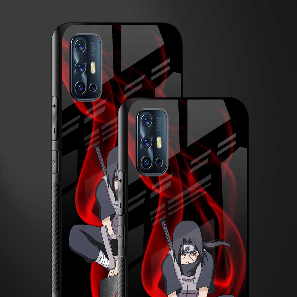 itachi uchiha glass case for vivo v17 image-2