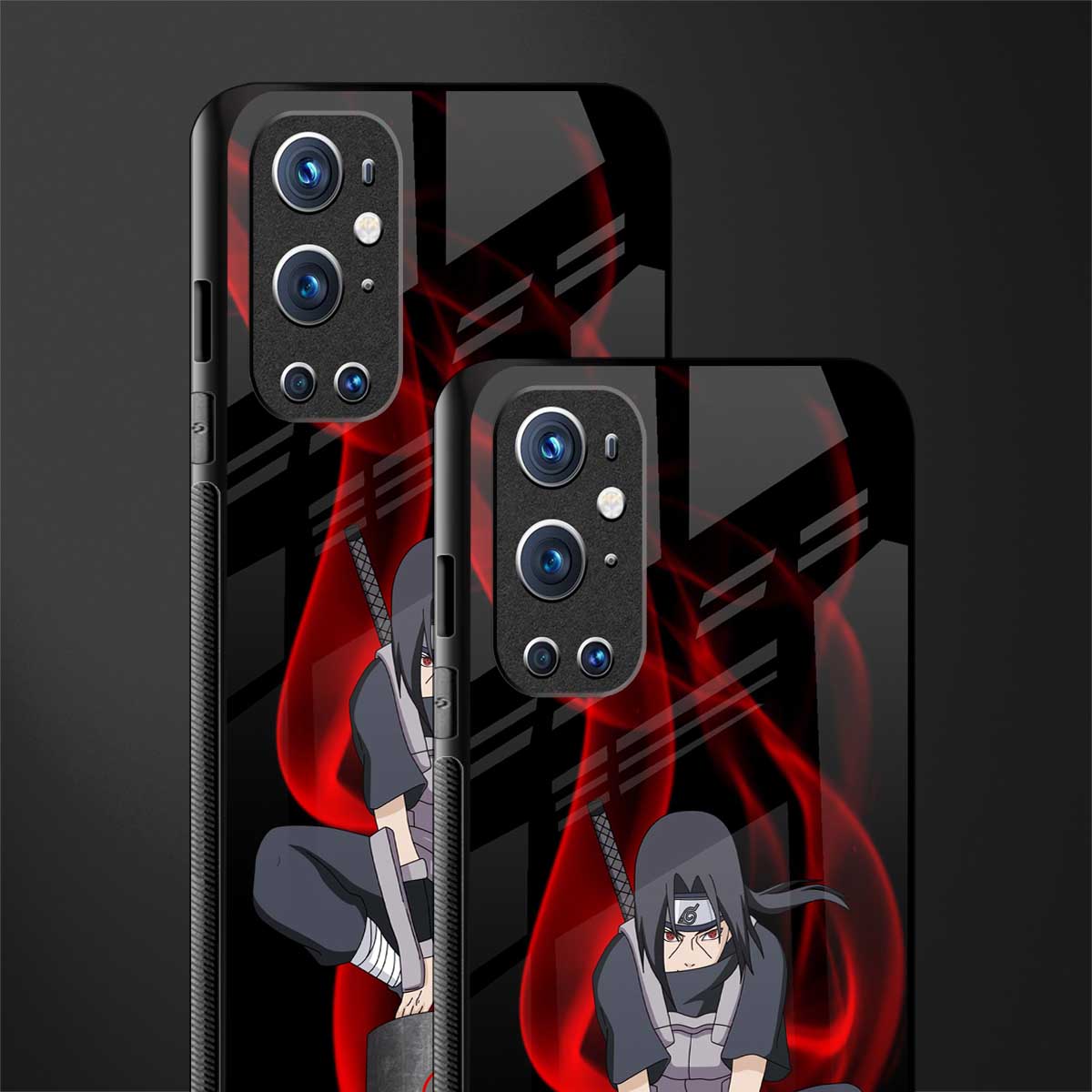 itachi uchiha glass case for oneplus 9 pro image-2