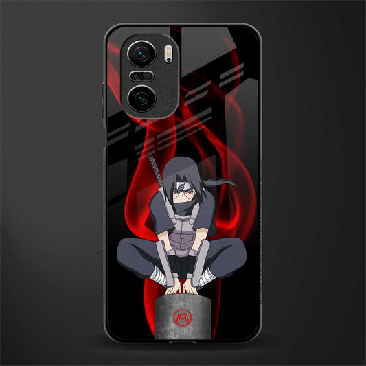 itachi uchiha glass case for mi 11x 5g image