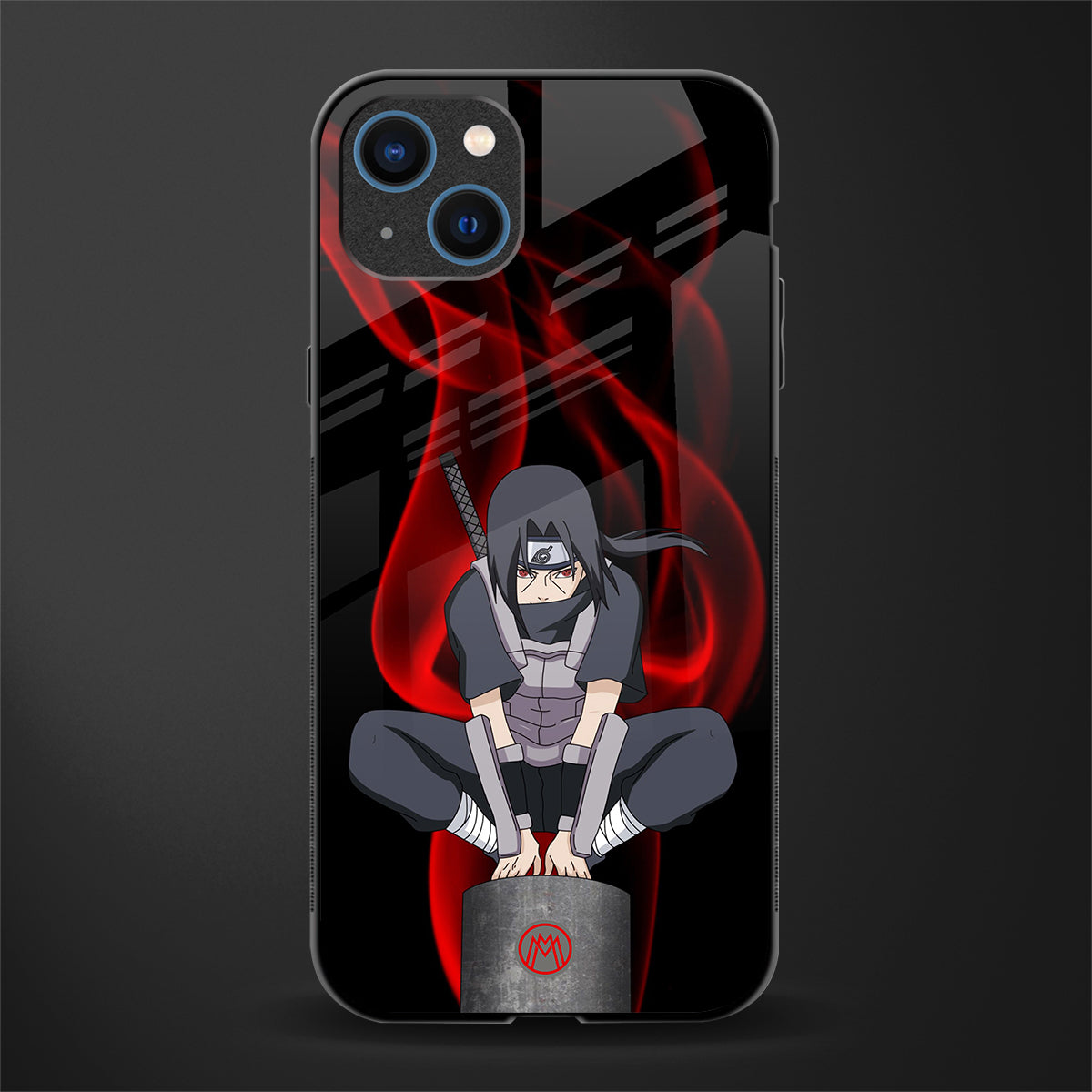 Itachi Uchiha Phone Cover for iPhone 13 Glass Case Mymerchandize