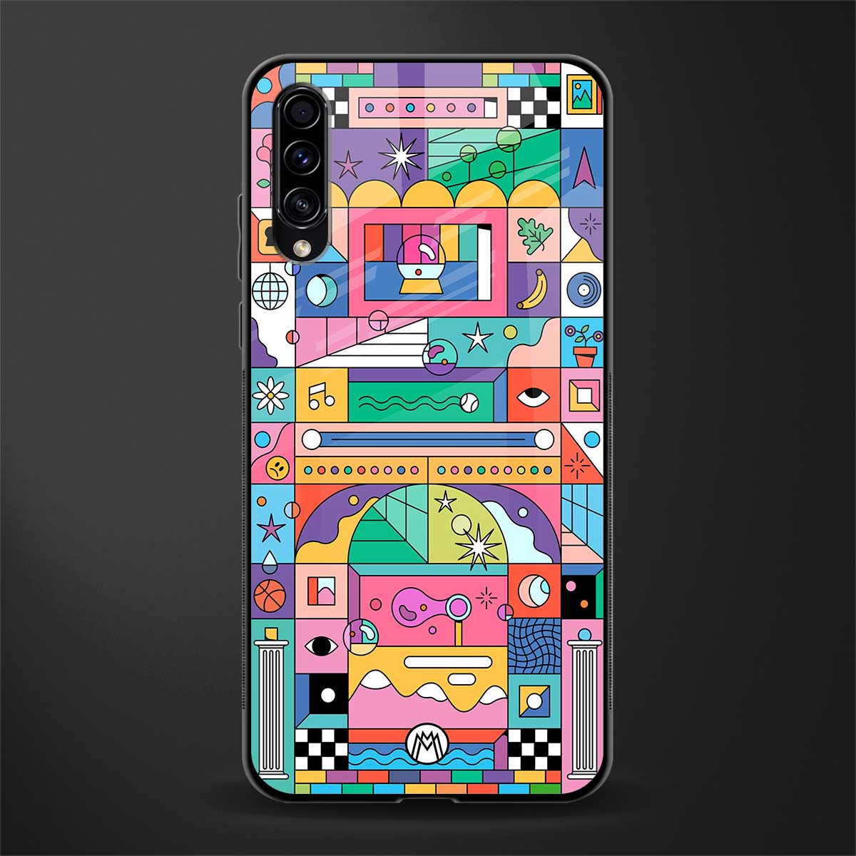 jamie's illustration glass case for samsung galaxy a30s image