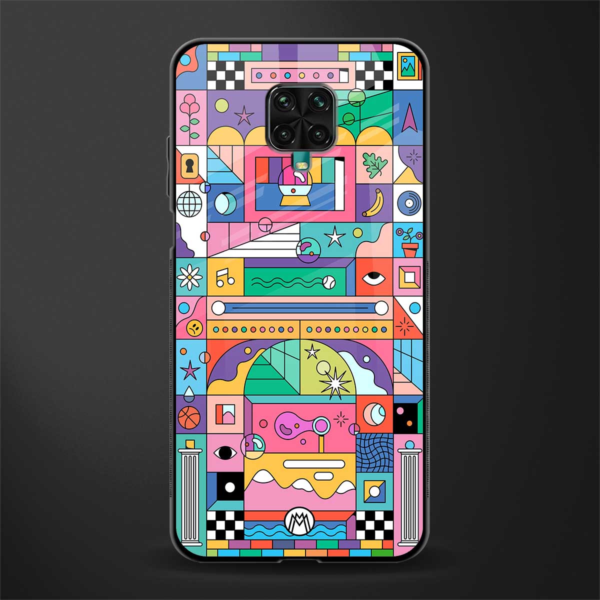 jamie's illustration glass case for poco m2 pro image
