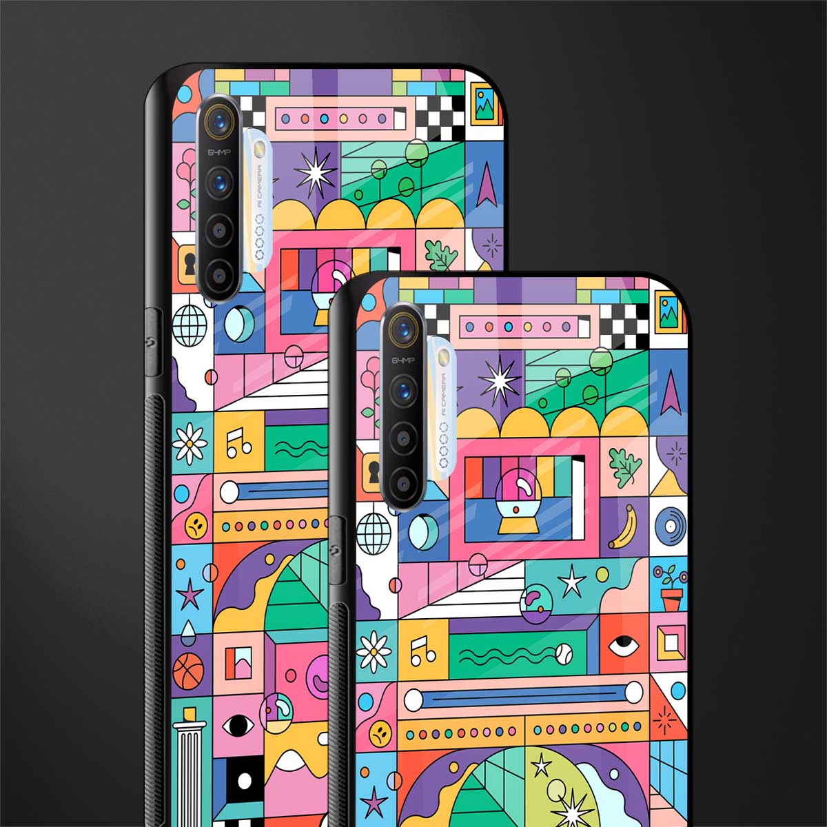 jamie's illustration glass case for realme x2 image-2