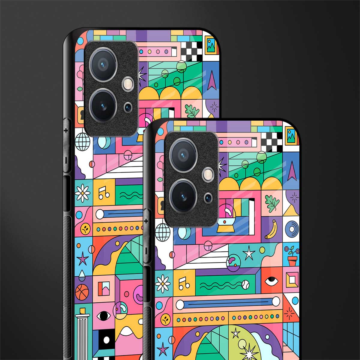 jamie's illustration glass case for vivo y75 5g image-2