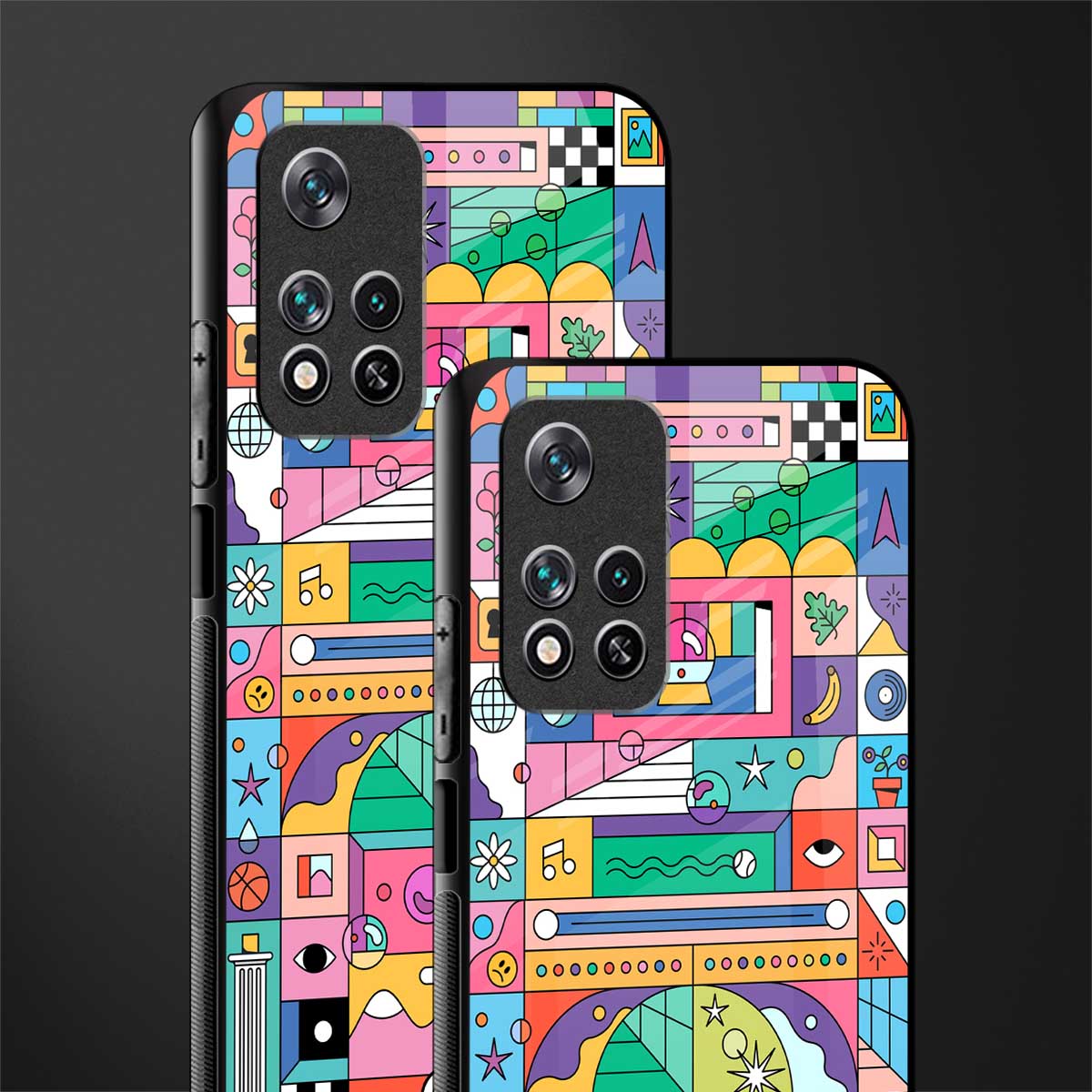 jamie's illustration glass case for poco m4 pro 5g image-2