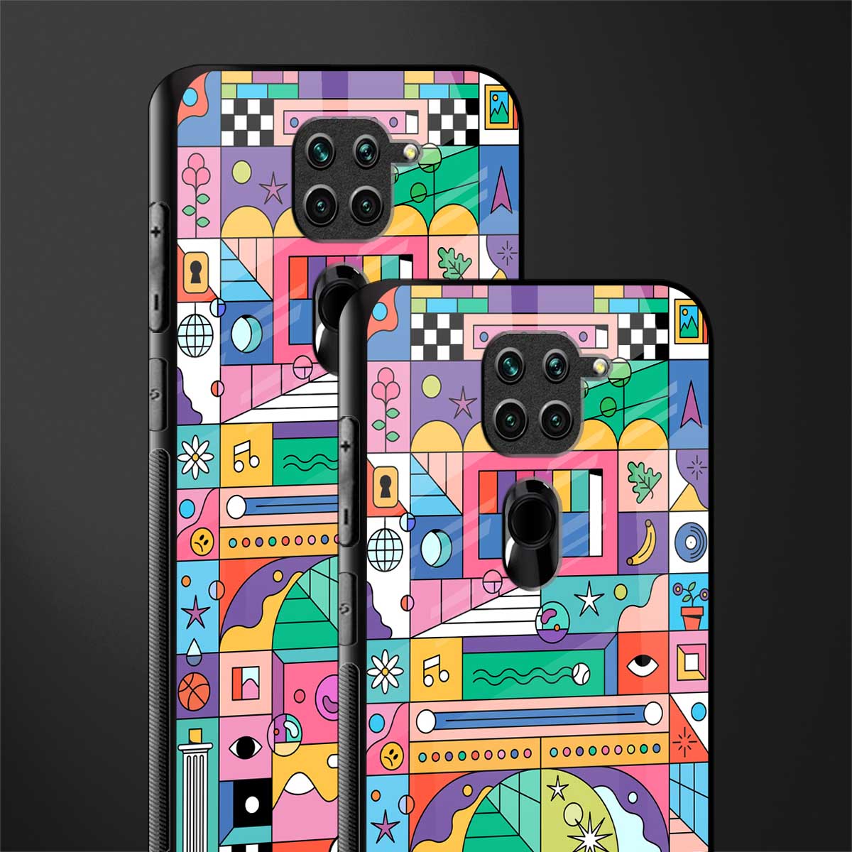 jamie's illustration glass case for redmi note 9 image-2