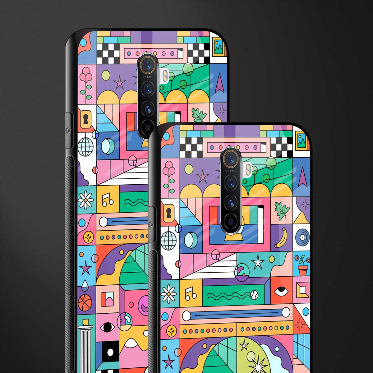 jamie's illustration glass case for realme x2 pro image-2