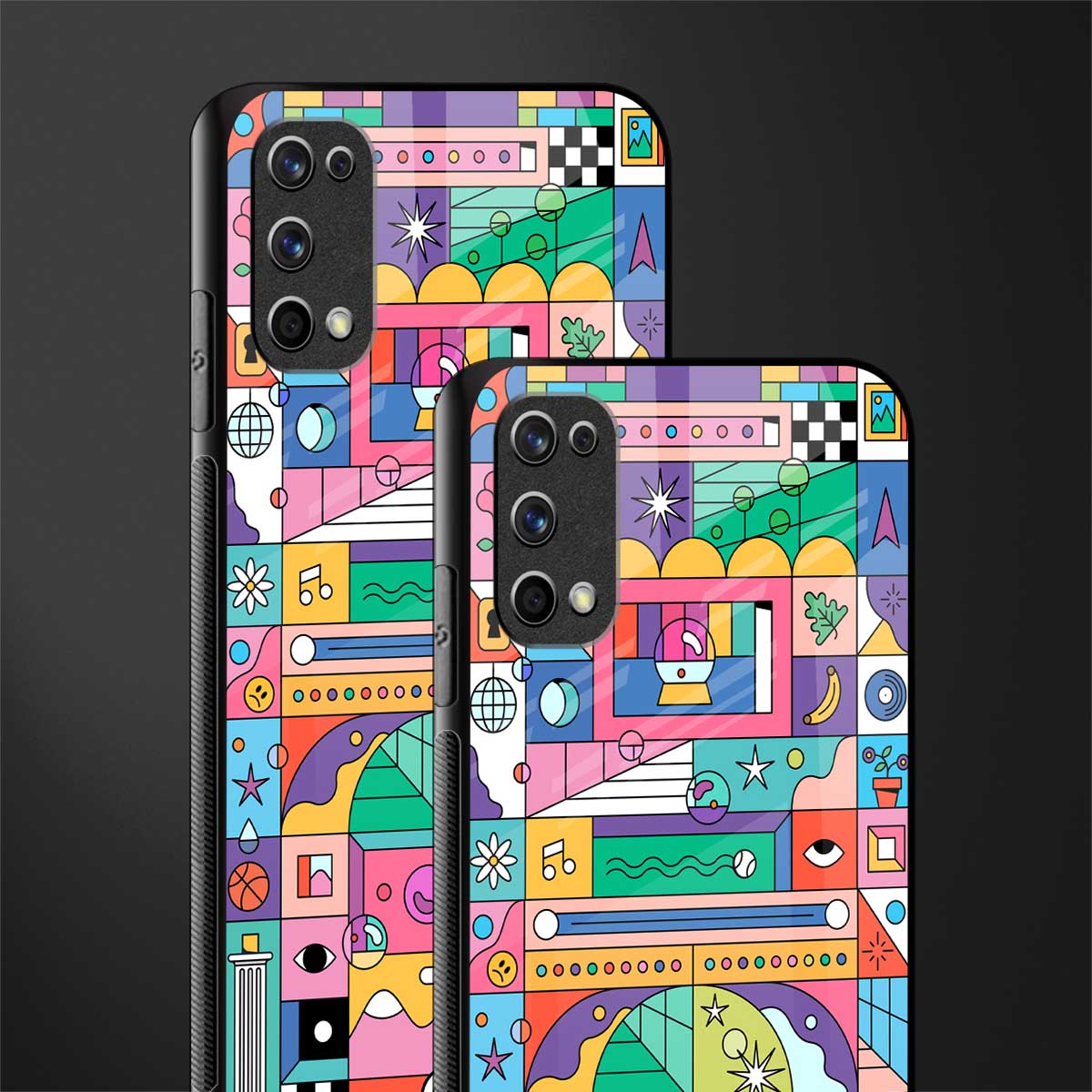 jamie's illustration glass case for realme 7 pro image-2