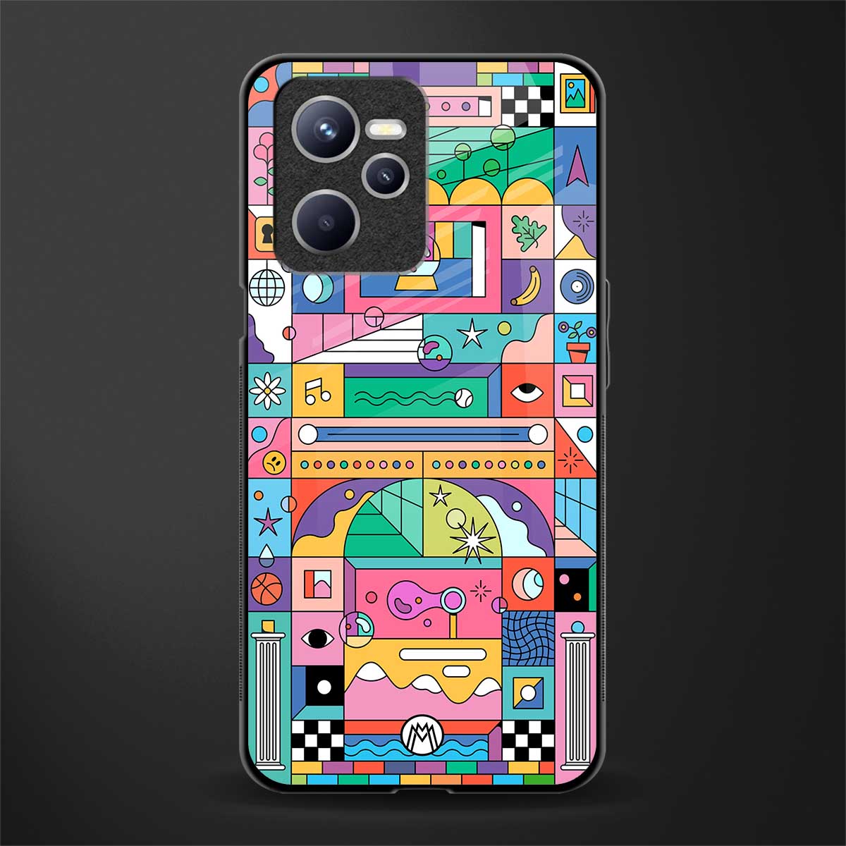 jamie's illustration glass case for realme c35 image