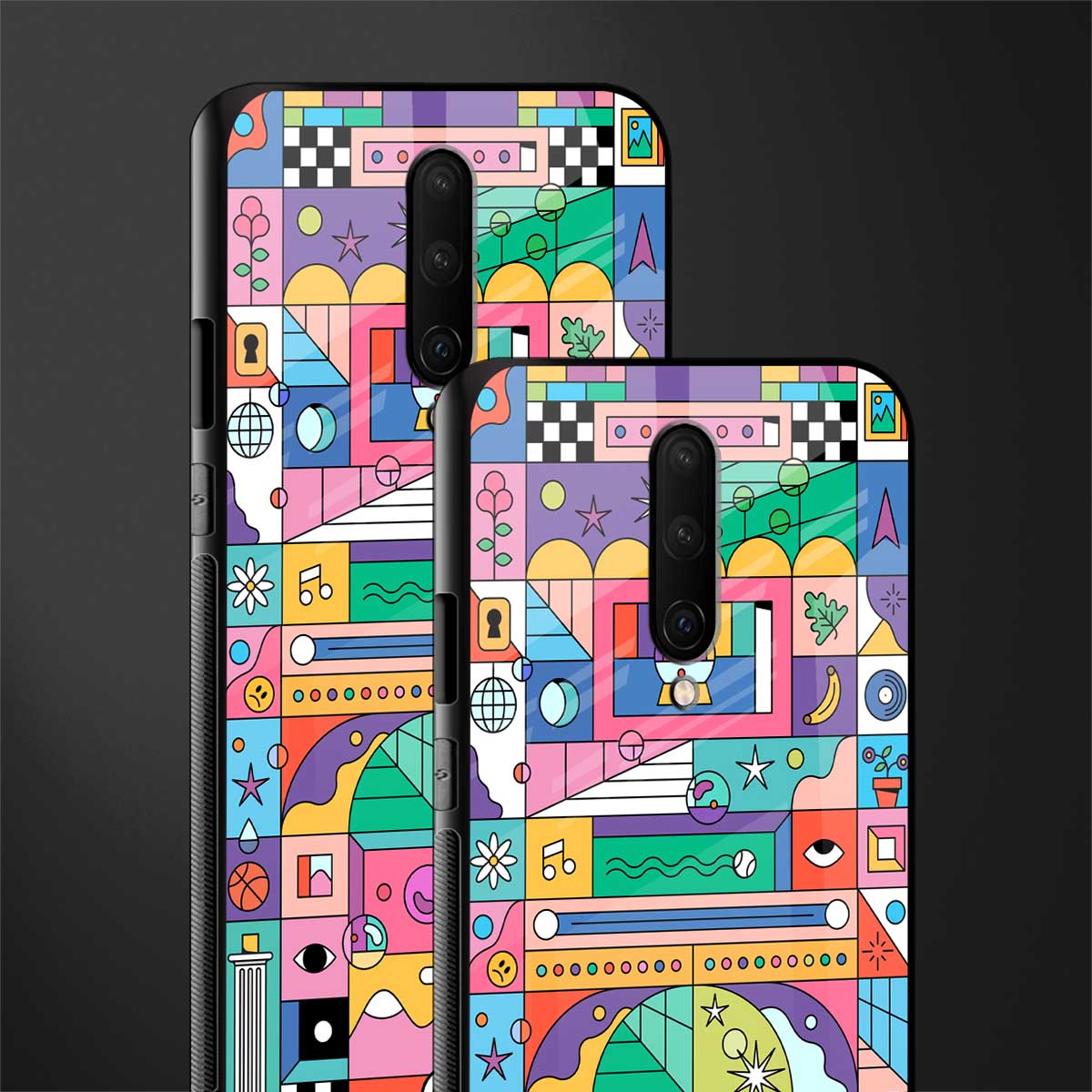 jamie's illustration glass case for oneplus 7 pro image-2