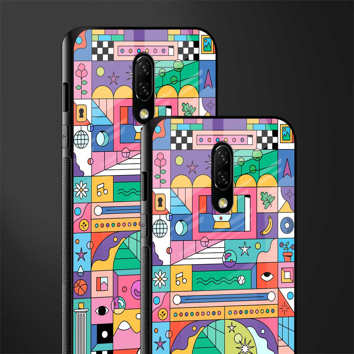 jamie's illustration glass case for oneplus 7 image-2