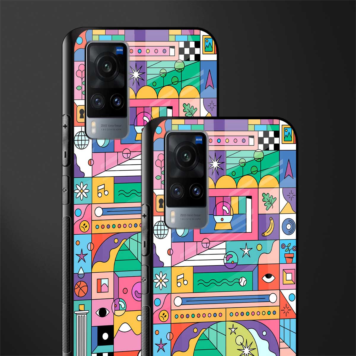 jamie's illustration glass case for vivo x60 image-2