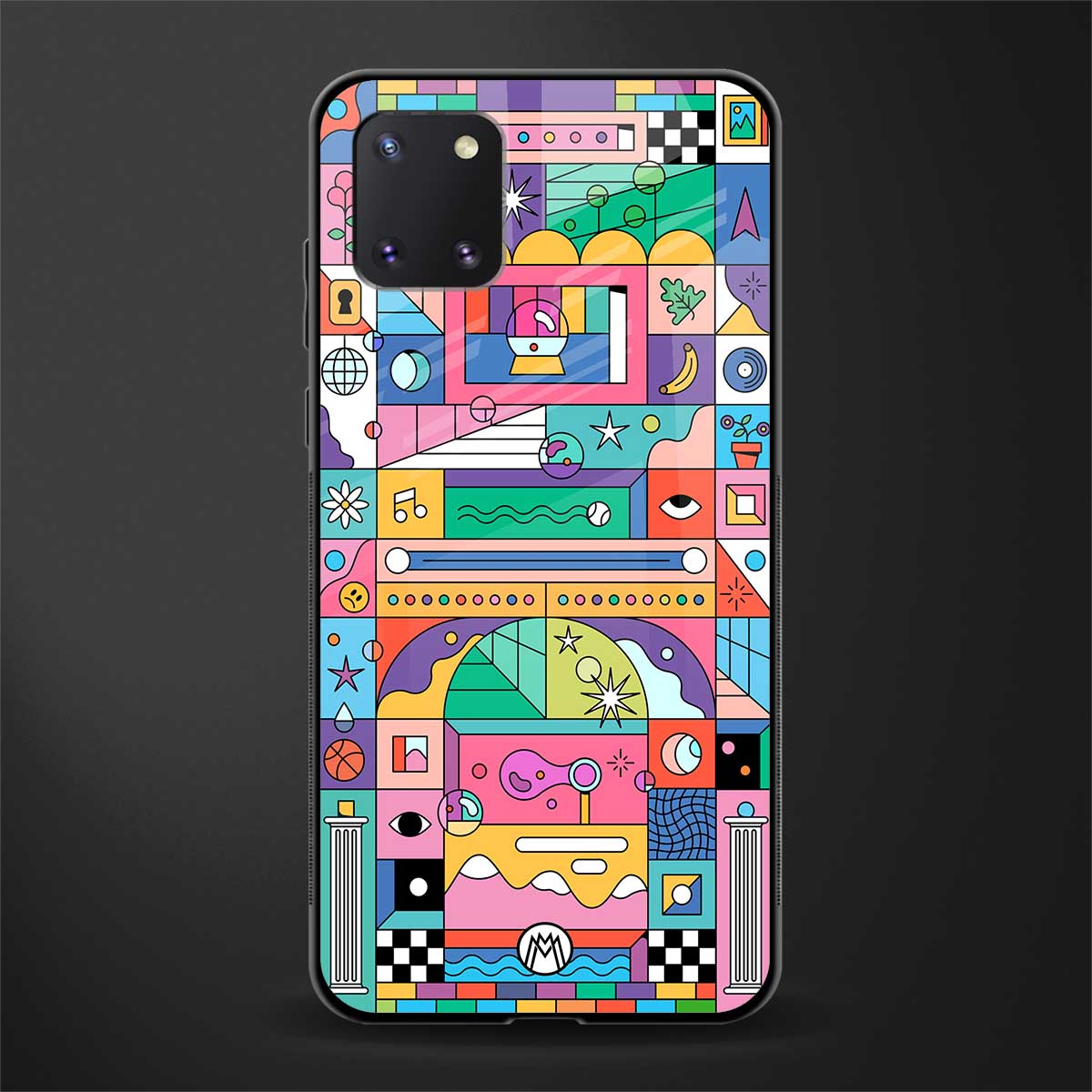 jamie's illustration glass case for samsung a81 image