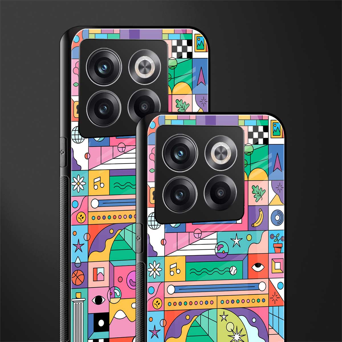 jamie's illustration back phone cover | glass case for oneplus 10t