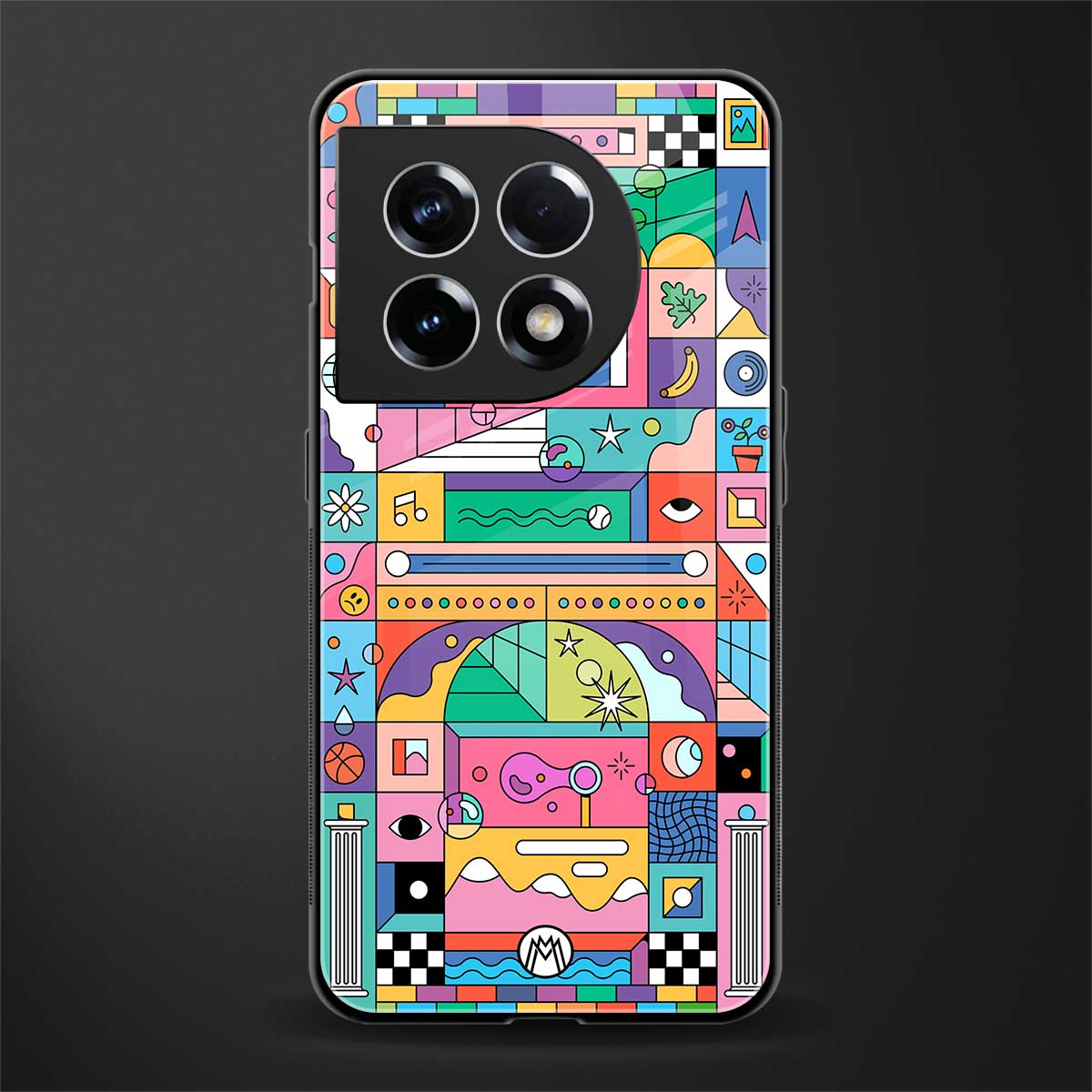 jamie's illustration back phone cover | glass case for oneplus 11