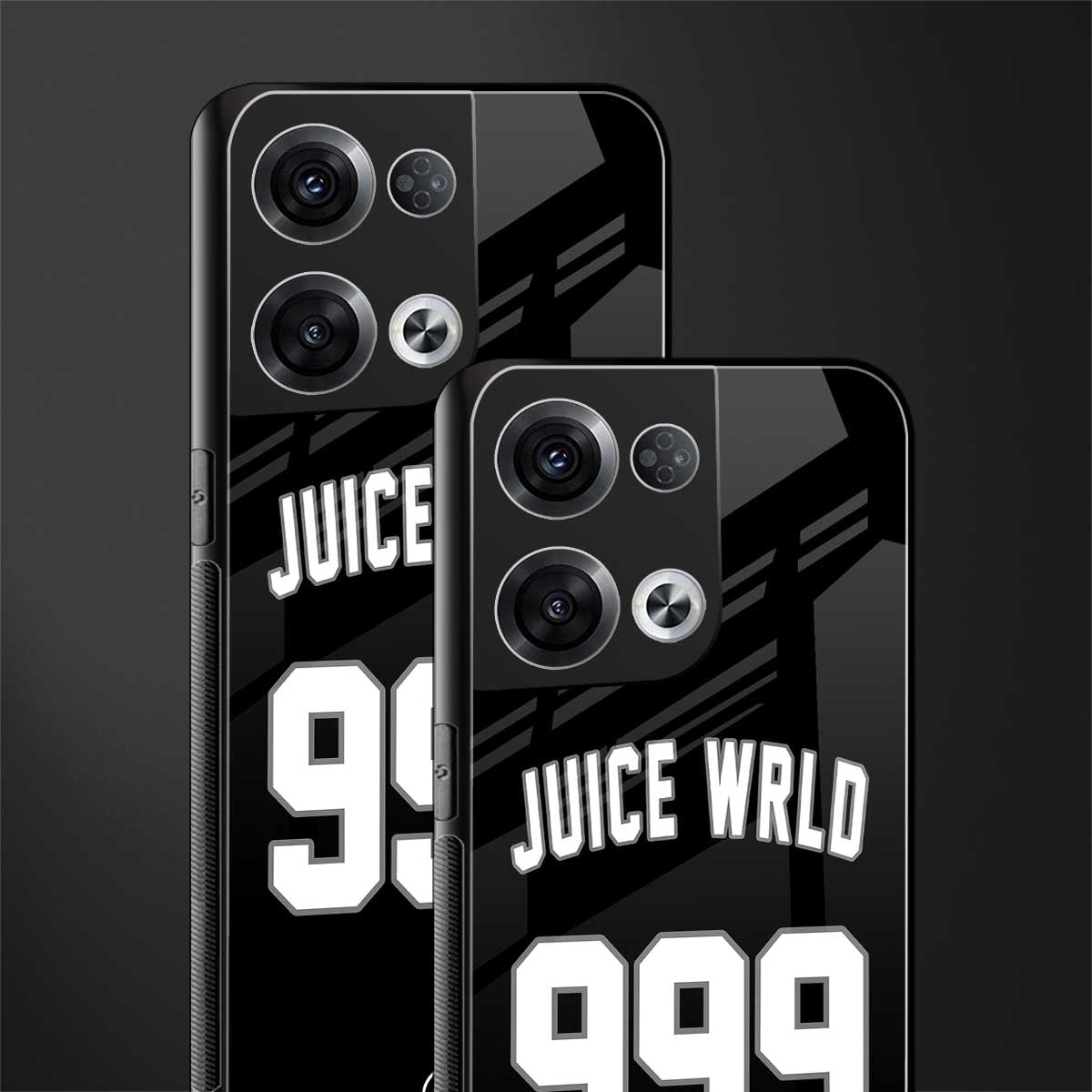 juice wrld 999 back phone cover | glass case for oppo reno 8 pro