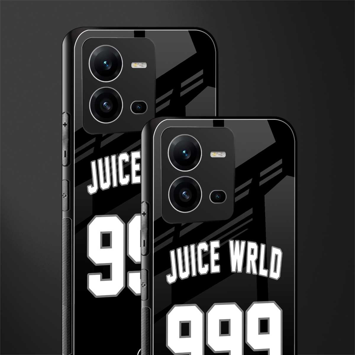juice wrld 999 back phone cover | glass case for vivo v25-5g