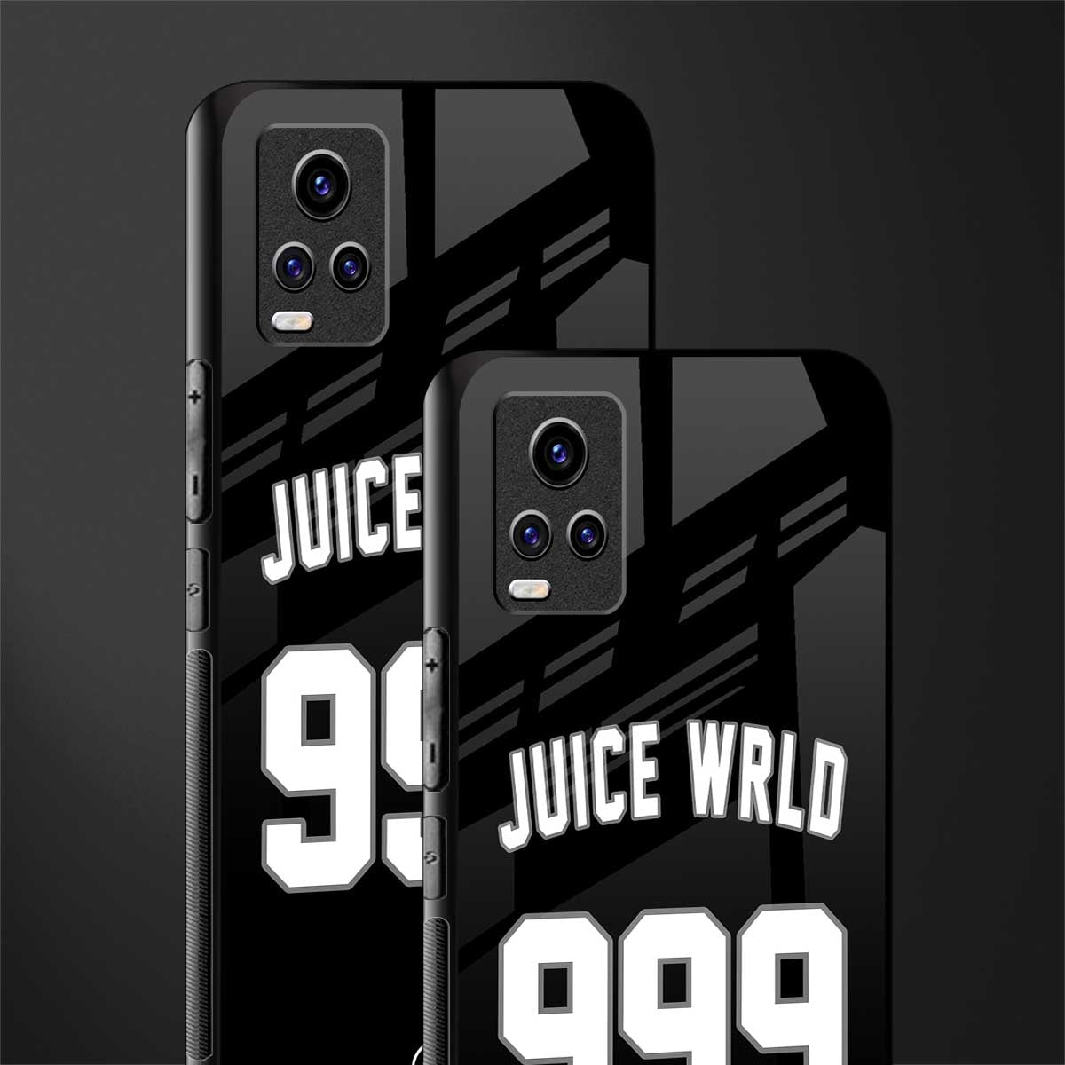 juice wrld 999 back phone cover | glass case for vivo v21e 4g